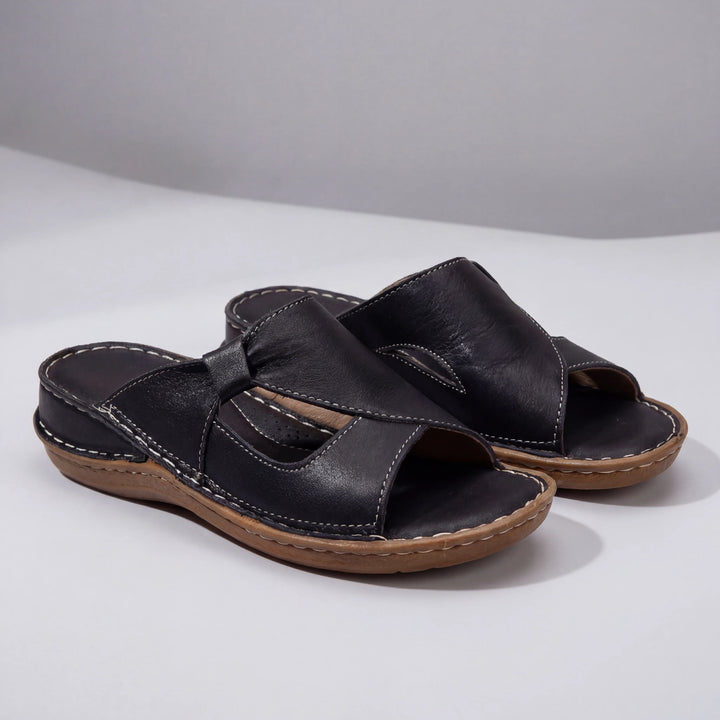 Cozura - Sandalo casual slip-on a punta aperta