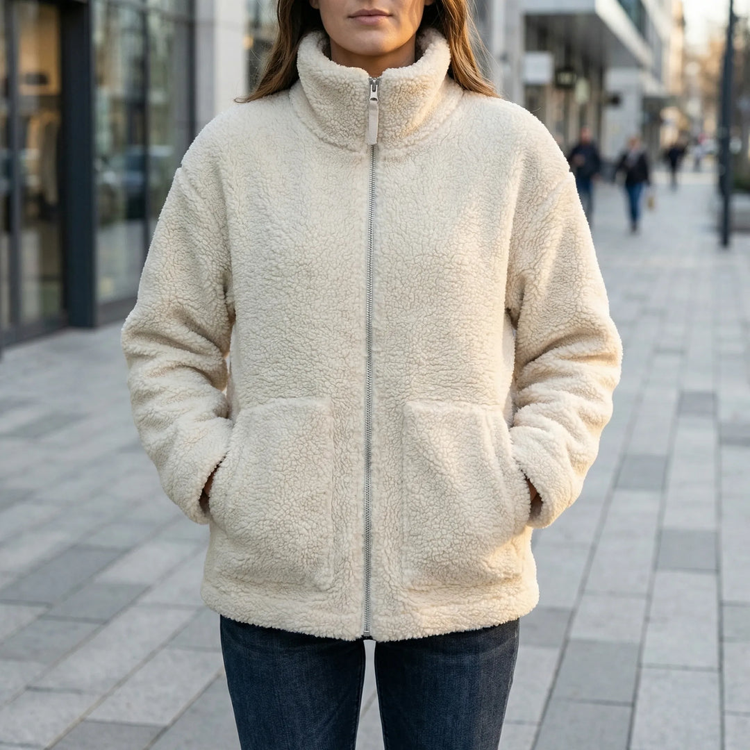 Cozwick - Giacca oversize con collo alto