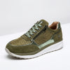 Sneaker Platform Embellita di Cristalli per Donne
