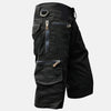 Pantaloncini cargo utility da uomo con vestibilità al ginocchio