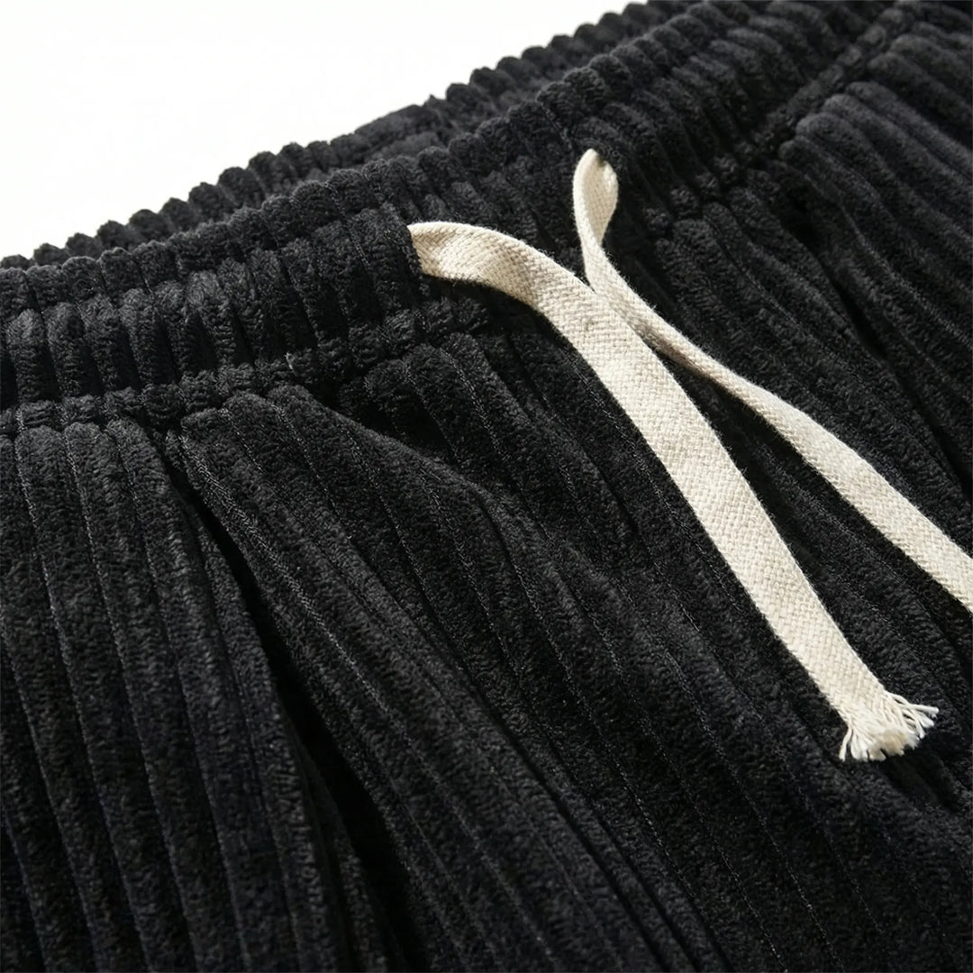 Drouvex - Pantaloni da uomo a gamba dritta e affusolata, modello ampio.