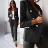Conjunto elegante de mujer de dos piezas (blazer y pantalones)