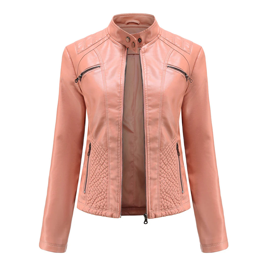 Giacca da donna elegante in ecopelle