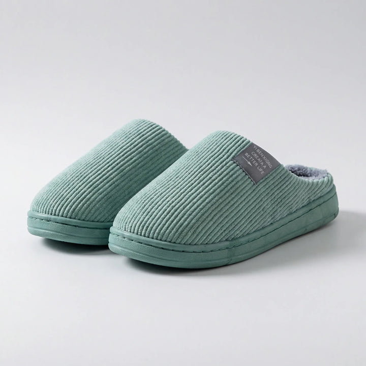 Fluforo - Pantofole da interno foderate in morbido peluche