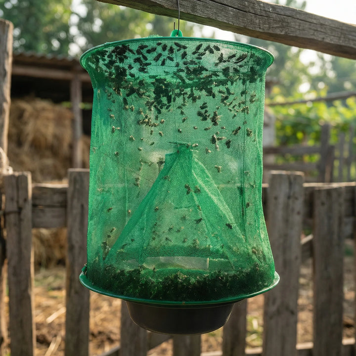 Flytenza - Trappola per mosche da esterno di grande capacità da appendere