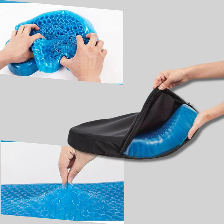 Cuscino del sedile in gel: distribuzione della pressione migliorata