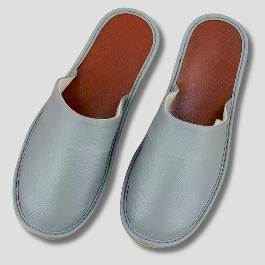 Pantofole in pelle da uomo