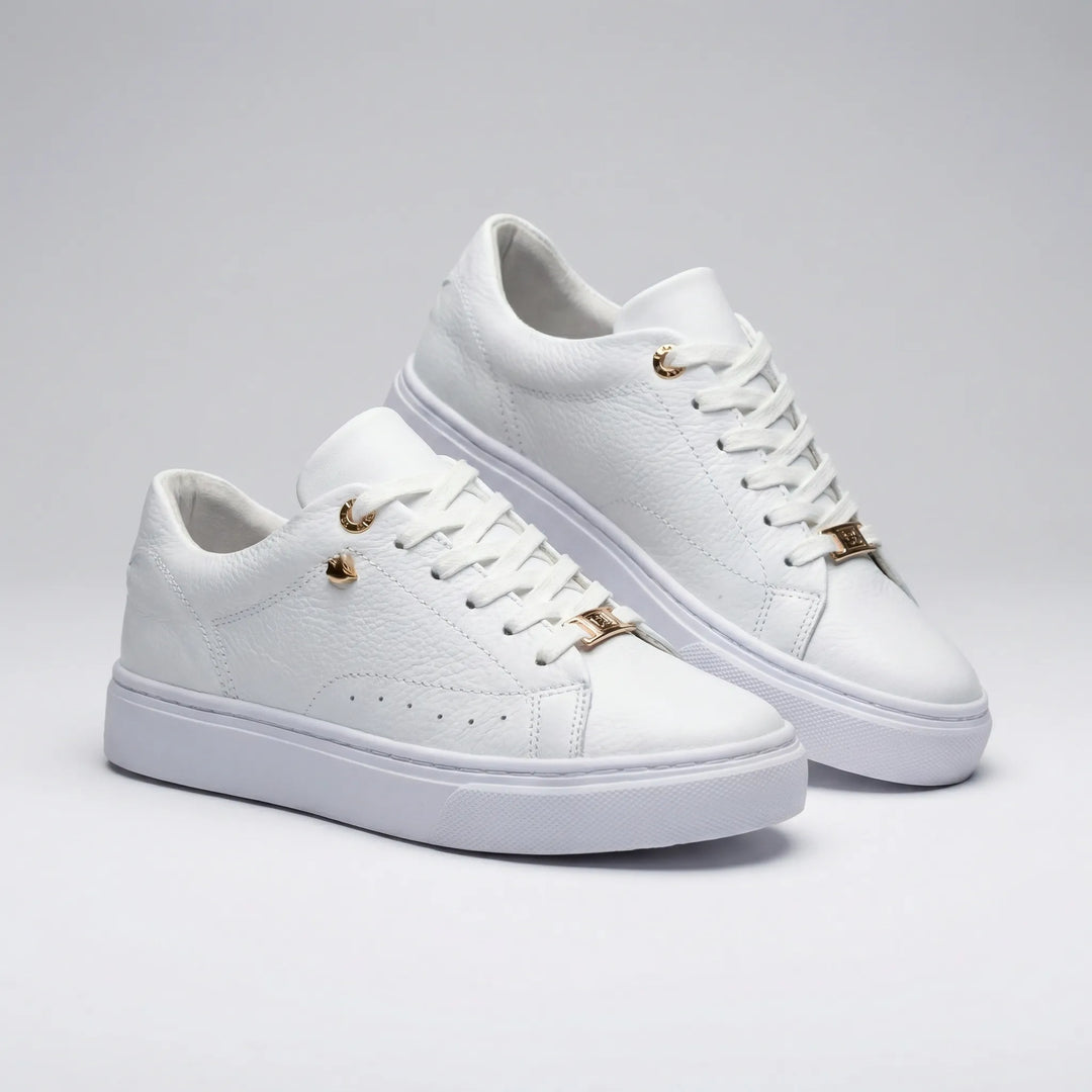 Glemsol - Sneaker stringata con plateau in rilievo