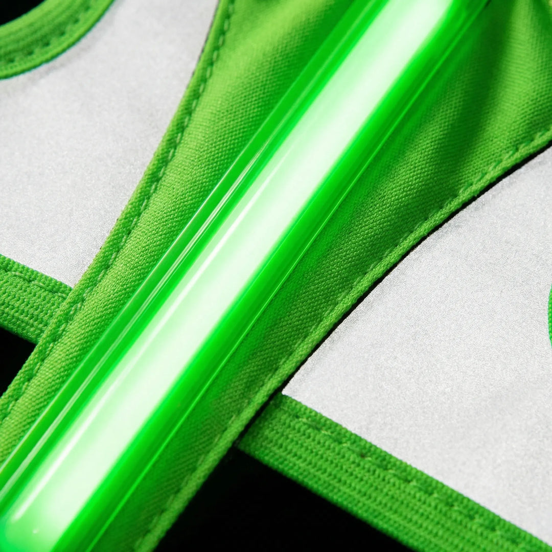 Glowstrap - Gilet da corsa riflettente a LED