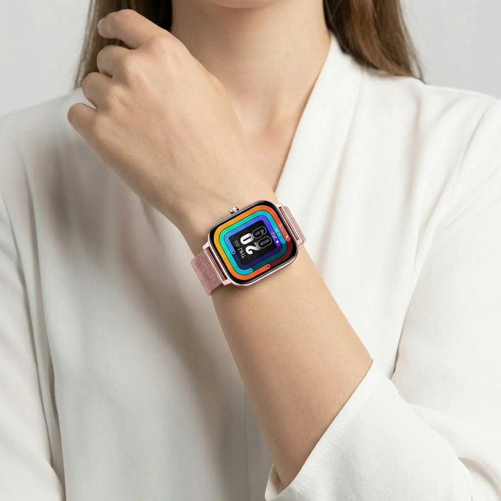 Glyntra - Smartwatch sottile con touchscreen per donna