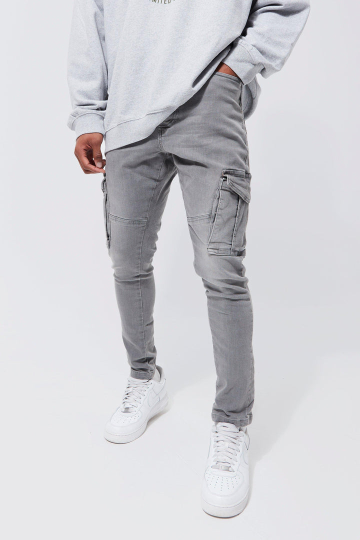 Premium stretch denim trousers for men