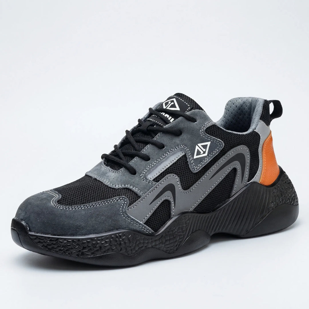 Griplok - Scarpe da lavoro sportive con puntale in acciaio