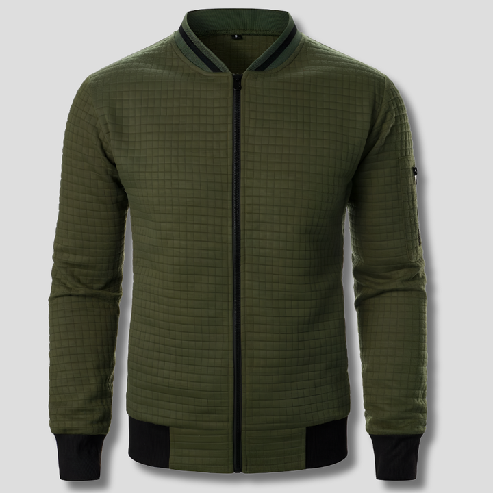 Maglione con cerniera da uomo comodo e caldo