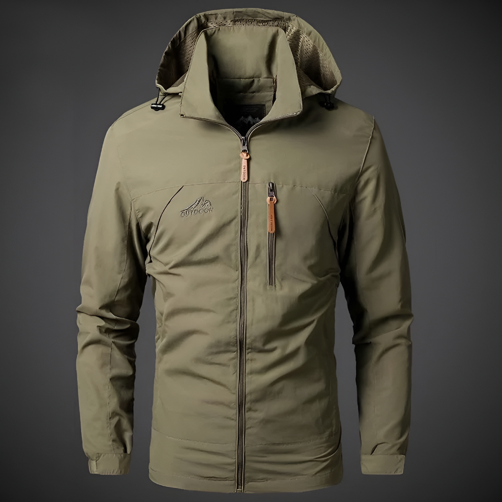 Chaqueta de hombre impermeable y antiviento