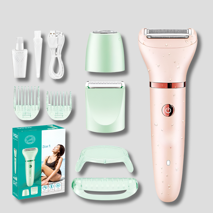SmoothShave - Rasoio da donna 3 in 1