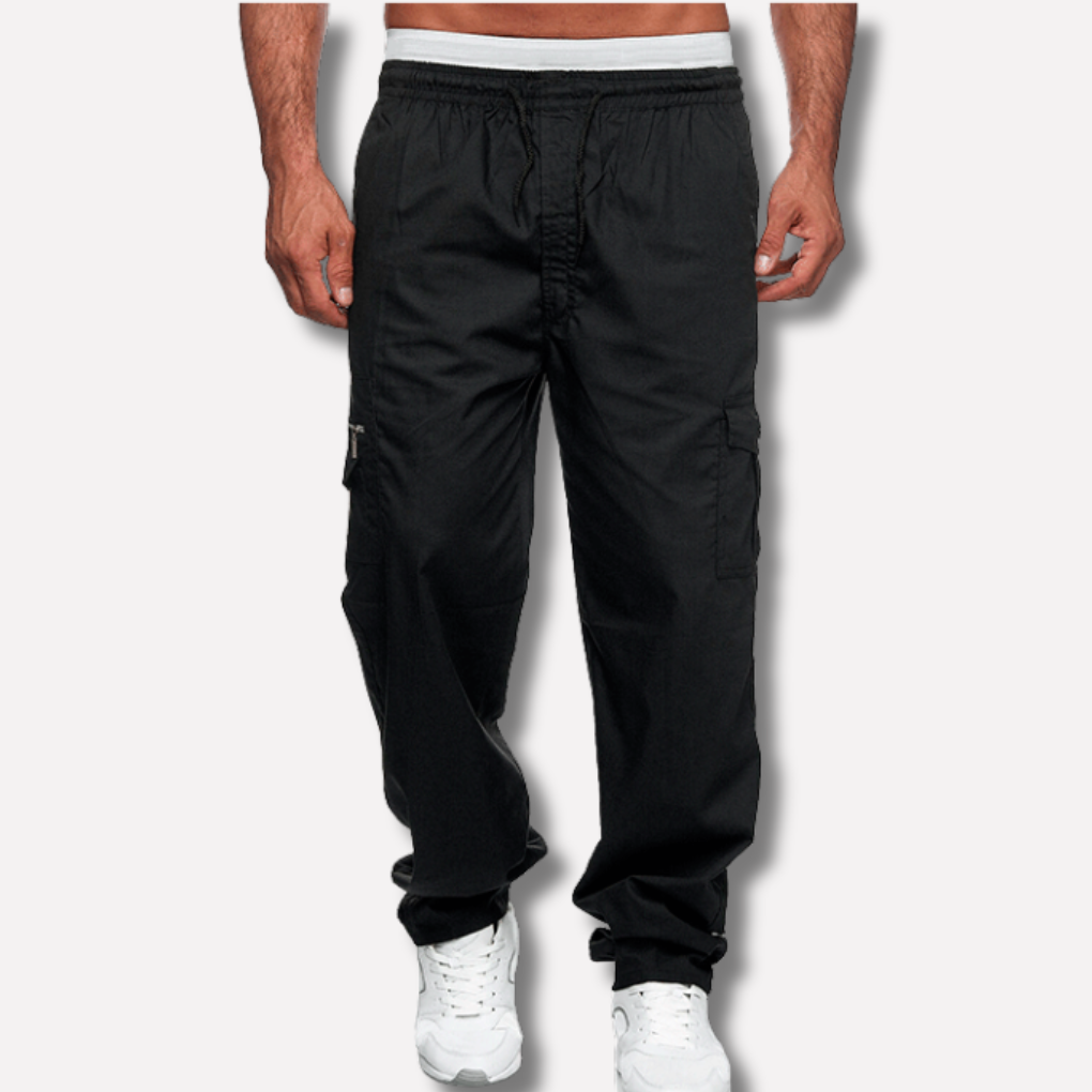 Pantaloni da uomo per attività all'aperto con design multitasche