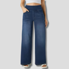 Pantaloni elastici a vita alta Evie