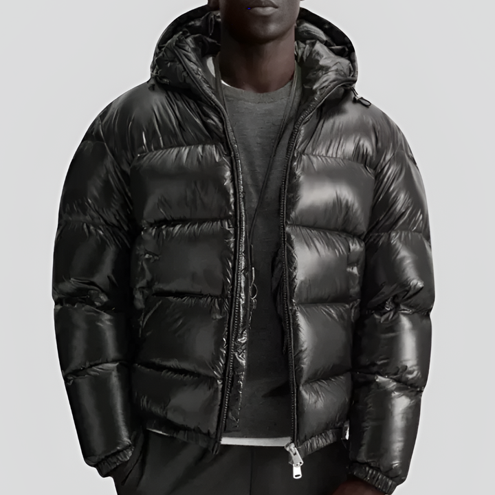 Men's quilted winter jacket