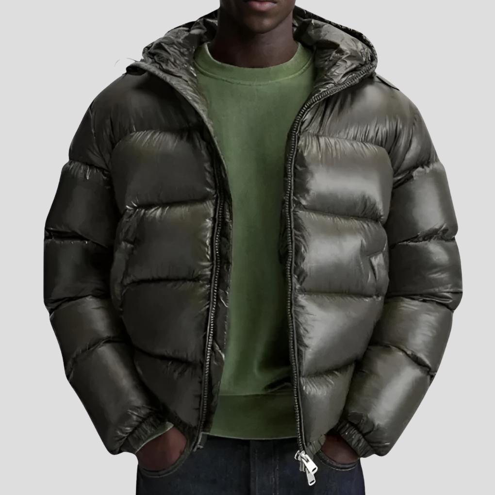 Men's quilted winter jacket