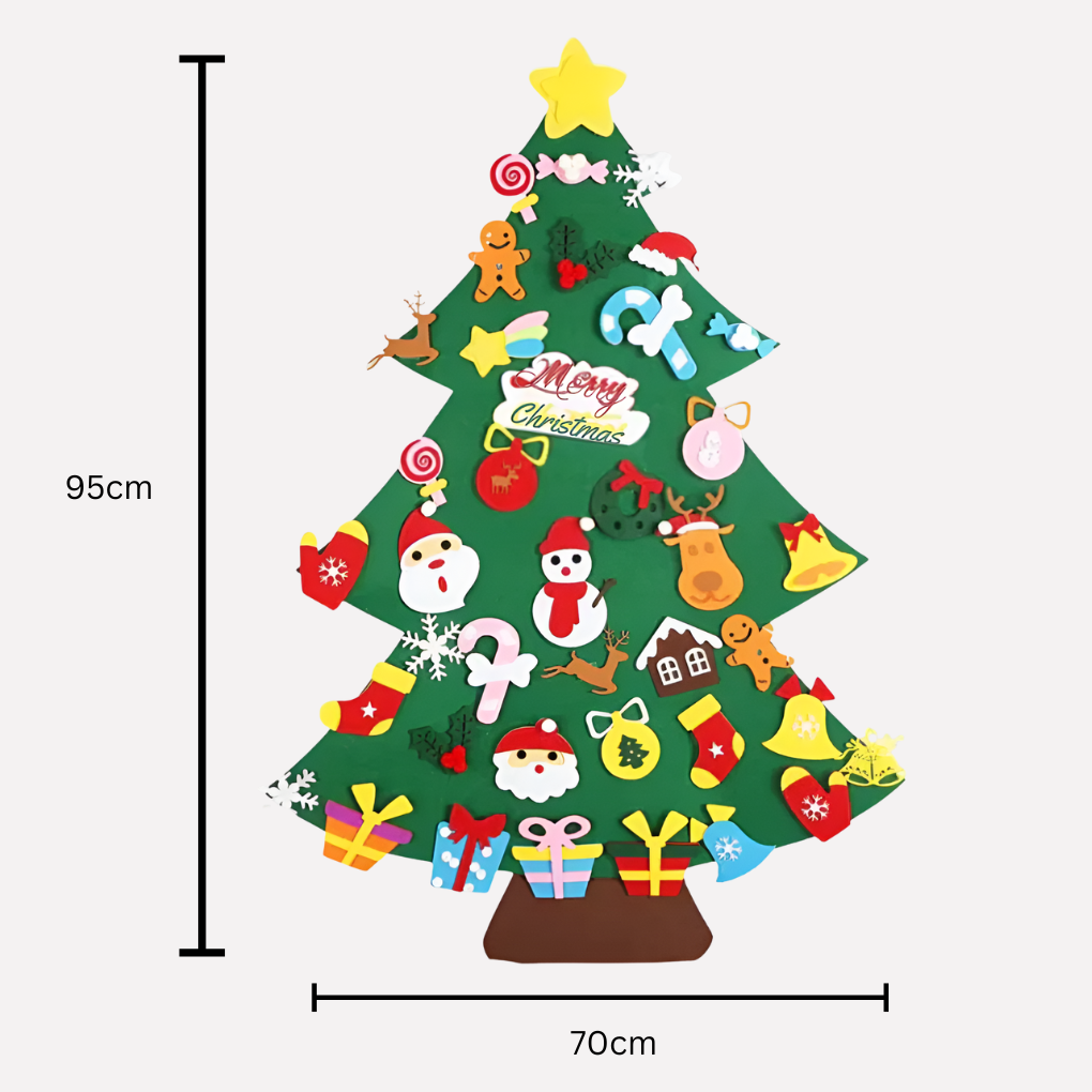 Montessori Christmas Tree in Felt