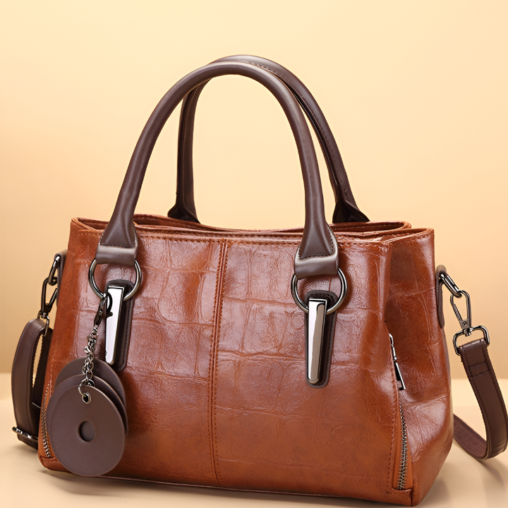 Borsa a mano classica in pelle