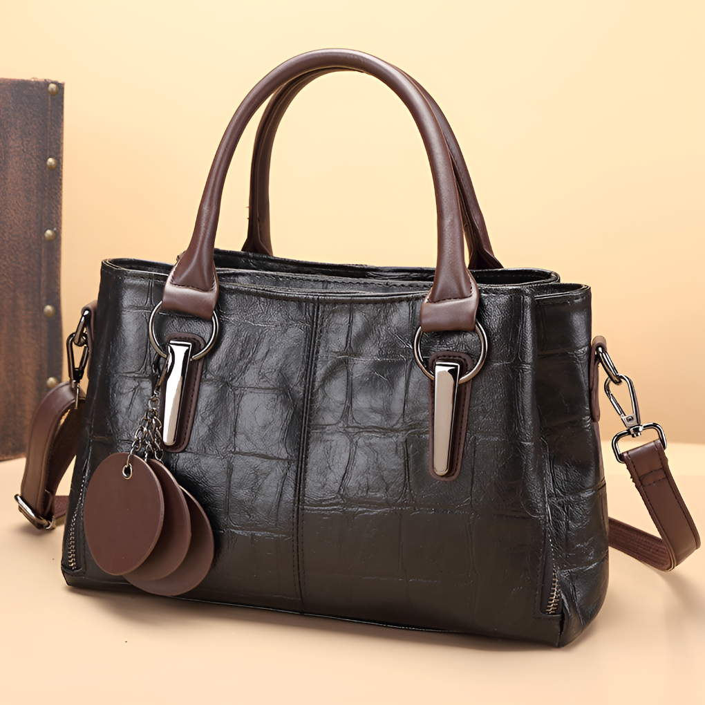 Borsa a mano classica in pelle