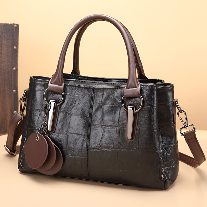 Borsa a mano classica in pelle