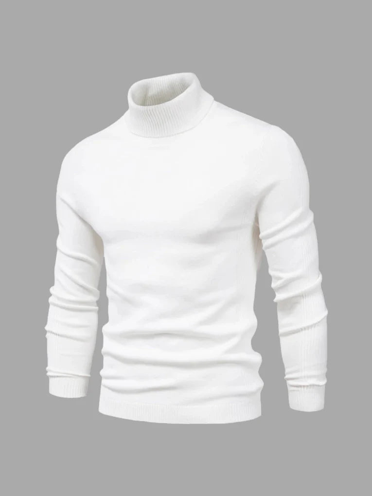 Maglione a collo alto da uomo