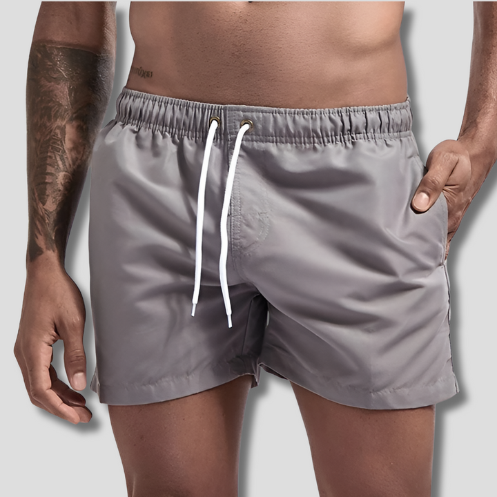 Pantalones cortos de baño de secado rápido para hombre