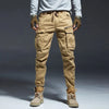 Men's multi-pocket work trousers