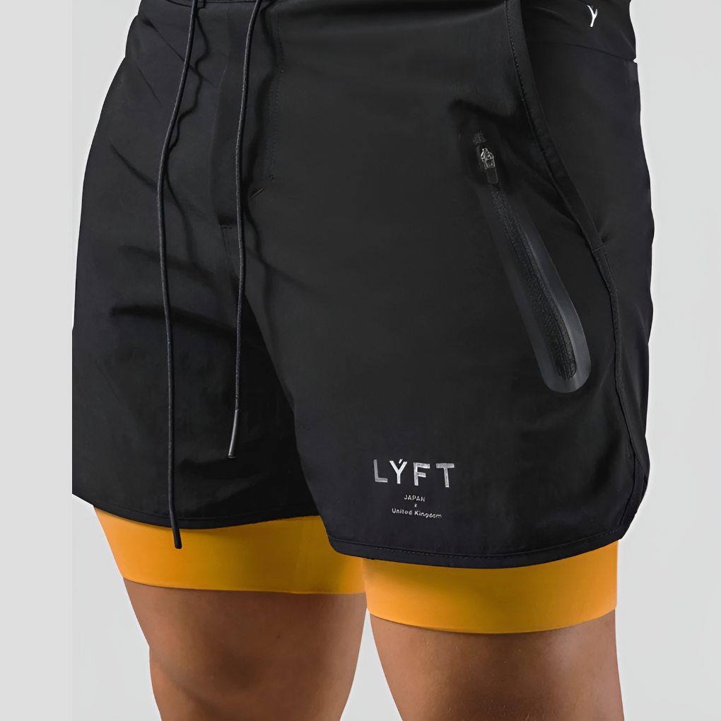 2-in-1 Pantaloni Sportivi e da Allenamento Uomo