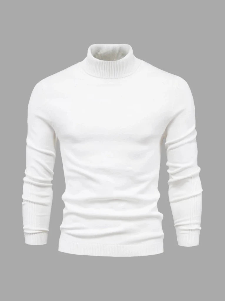 Maglione a collo alto da uomo
