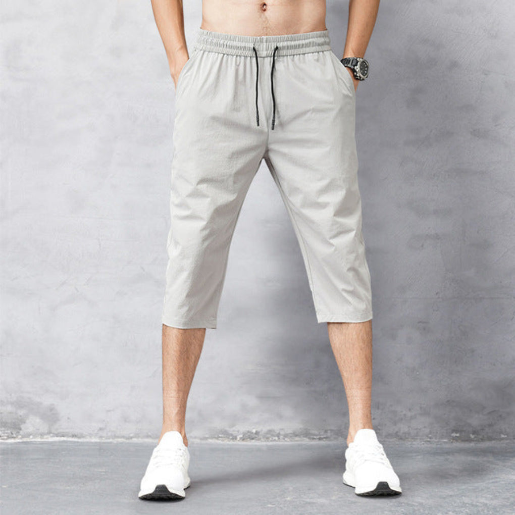 Pantaloni 3/4 in nylon da uomo: ad asciugatura rapida e versatili