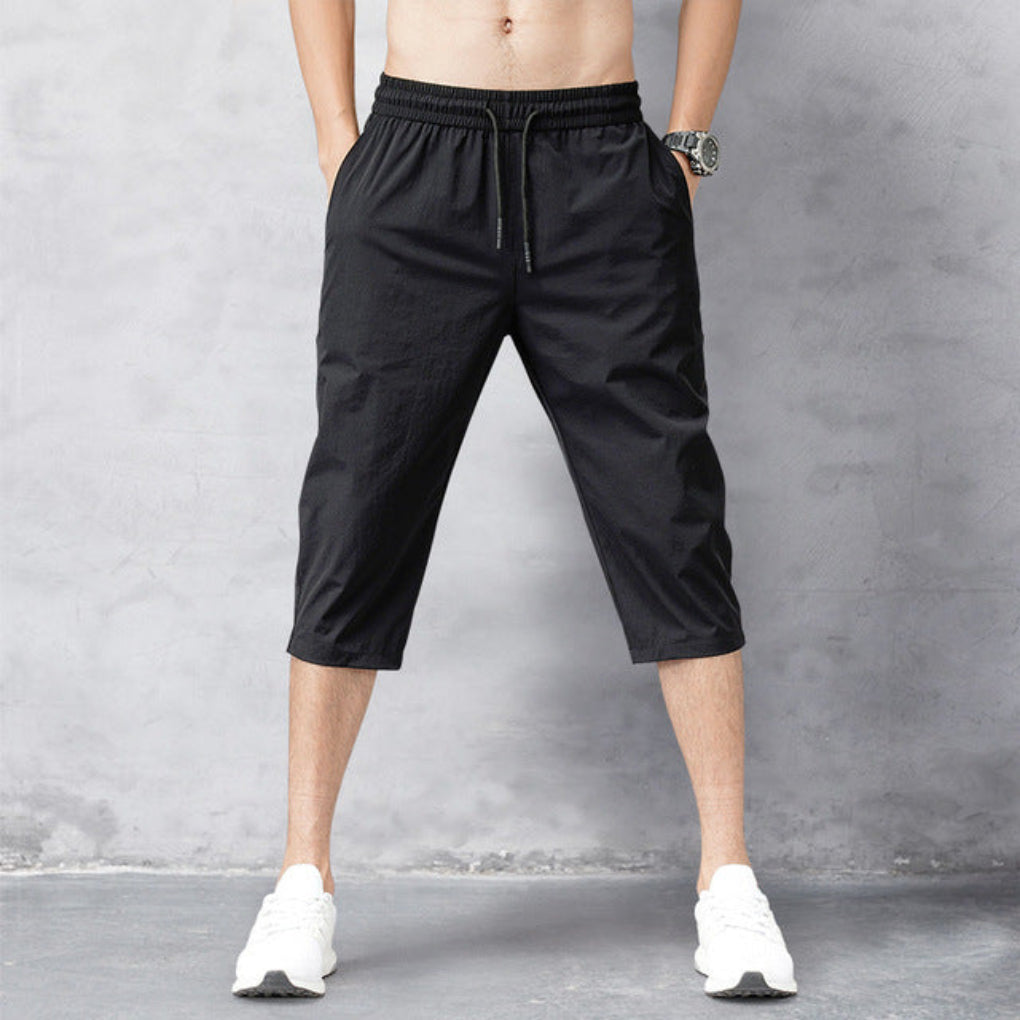 Pantaloni 3/4 in nylon da uomo: ad asciugatura rapida e versatili