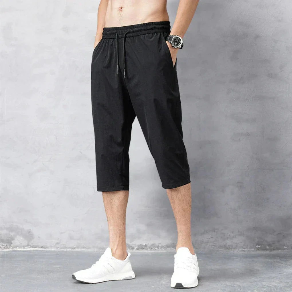 Pantaloni 3/4 in nylon da uomo: ad asciugatura rapida e versatili