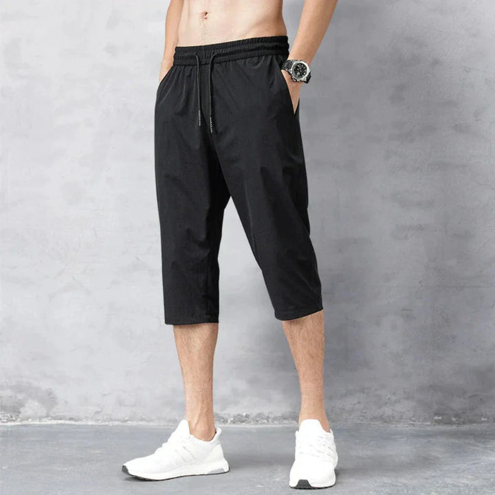 Pantaloni 3/4 in nylon da uomo: ad asciugatura rapida e versatili