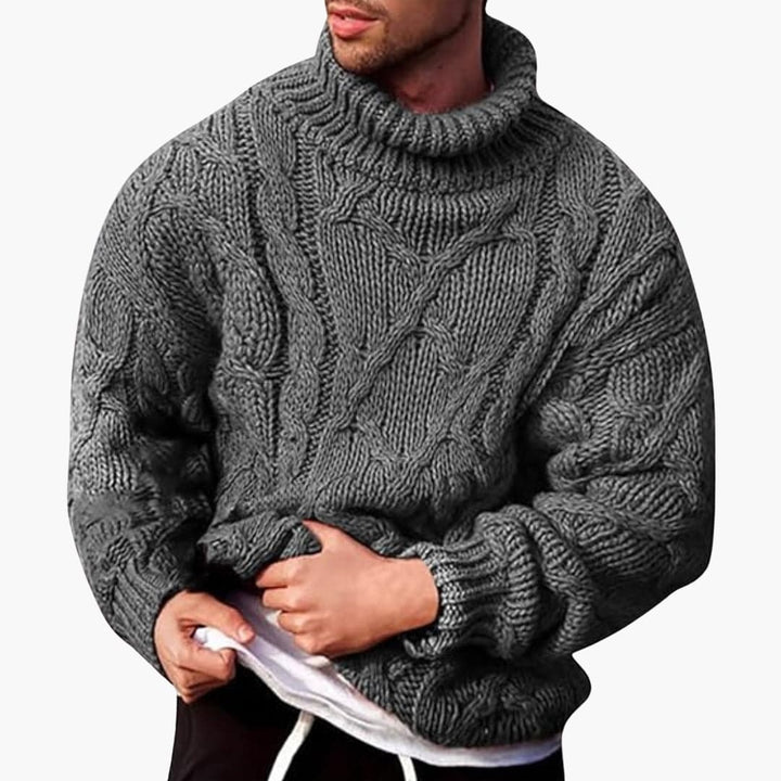 Maglione da Uomo a Collo Alto – Pullover Classico