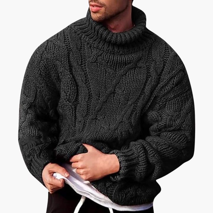 Maglione da Uomo a Collo Alto – Pullover Classico