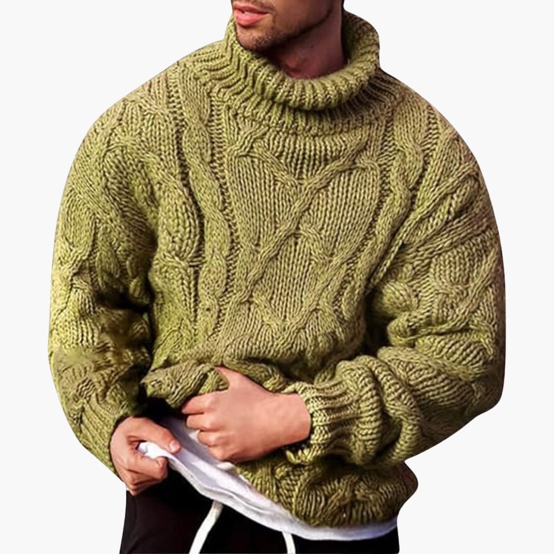 Maglione da Uomo a Collo Alto – Pullover Classico