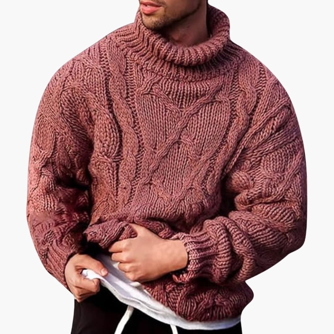 Maglione da Uomo a Collo Alto – Pullover Classico