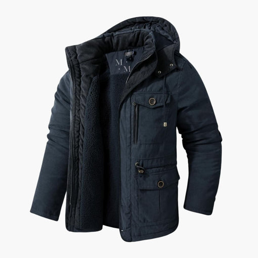 Chaqueta de Invierno para Hombre – Capa Exterior con Capucha