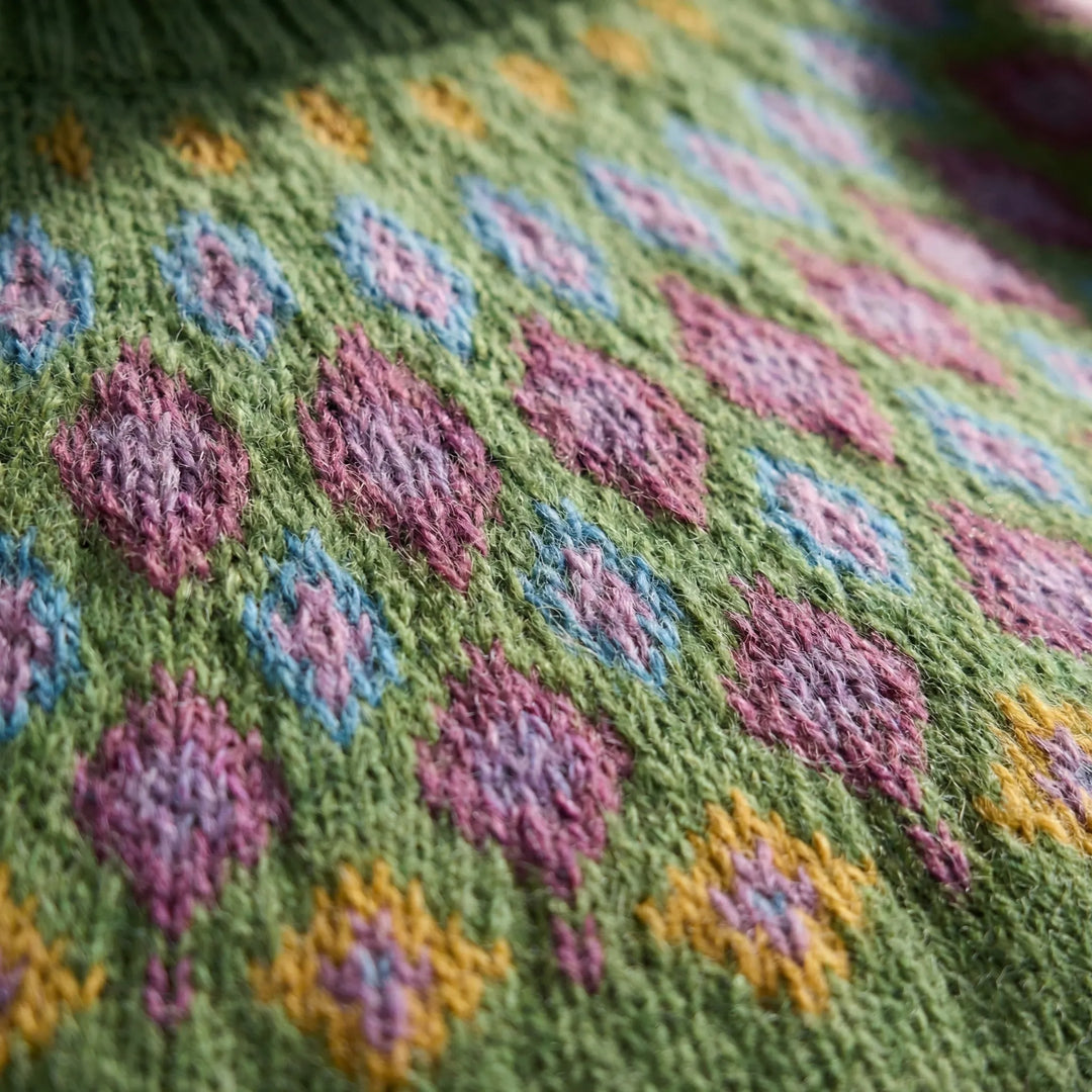Knitvara - Maglione girocollo con stampa Fair Isle