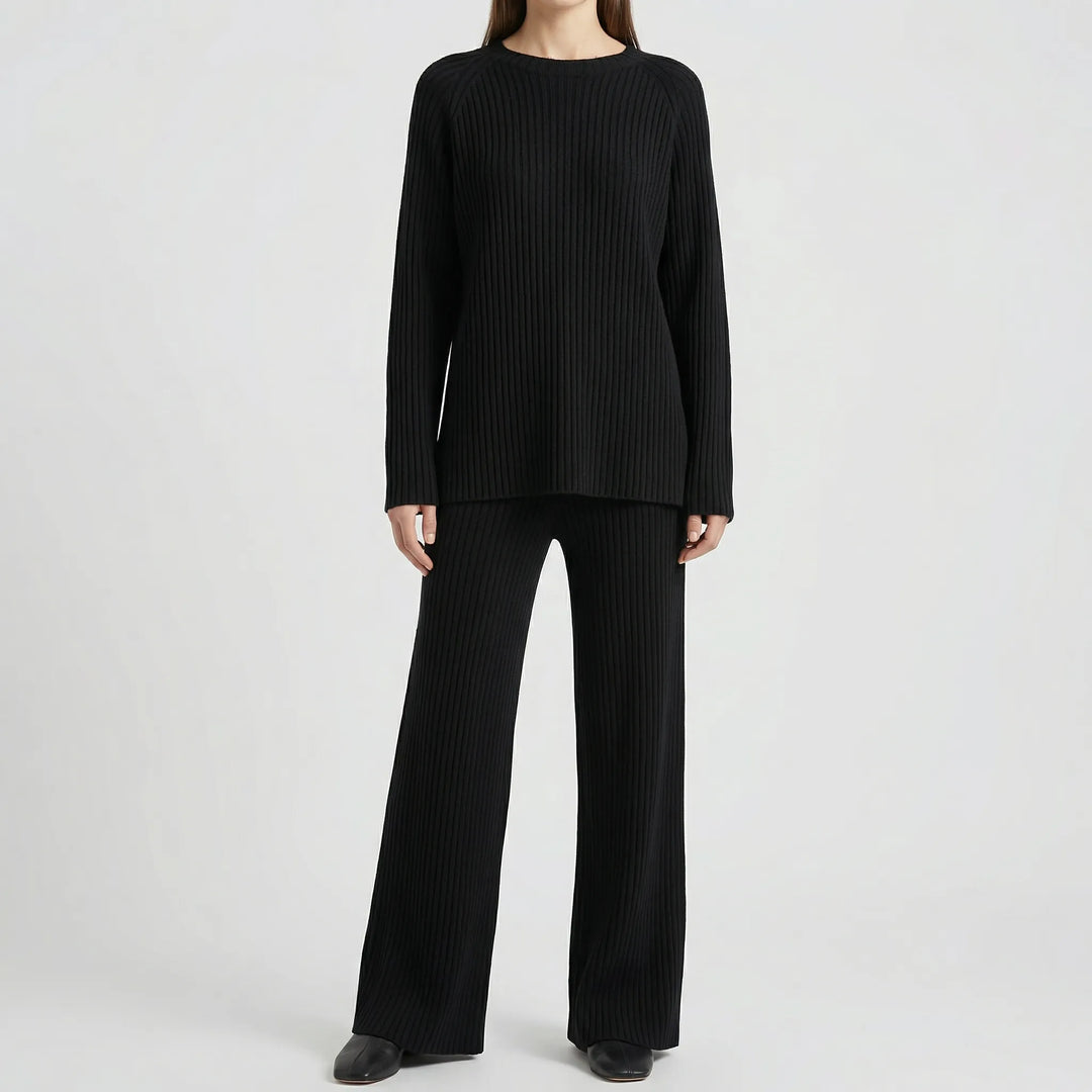 Knivelle - Completo due pezzi con maglione a coste