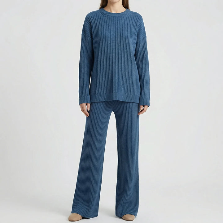 Knivelle - Completo due pezzi con maglione a coste