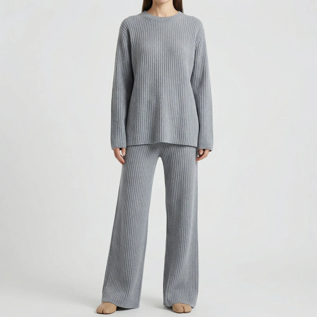 Knivelle - Completo due pezzi con maglione a coste