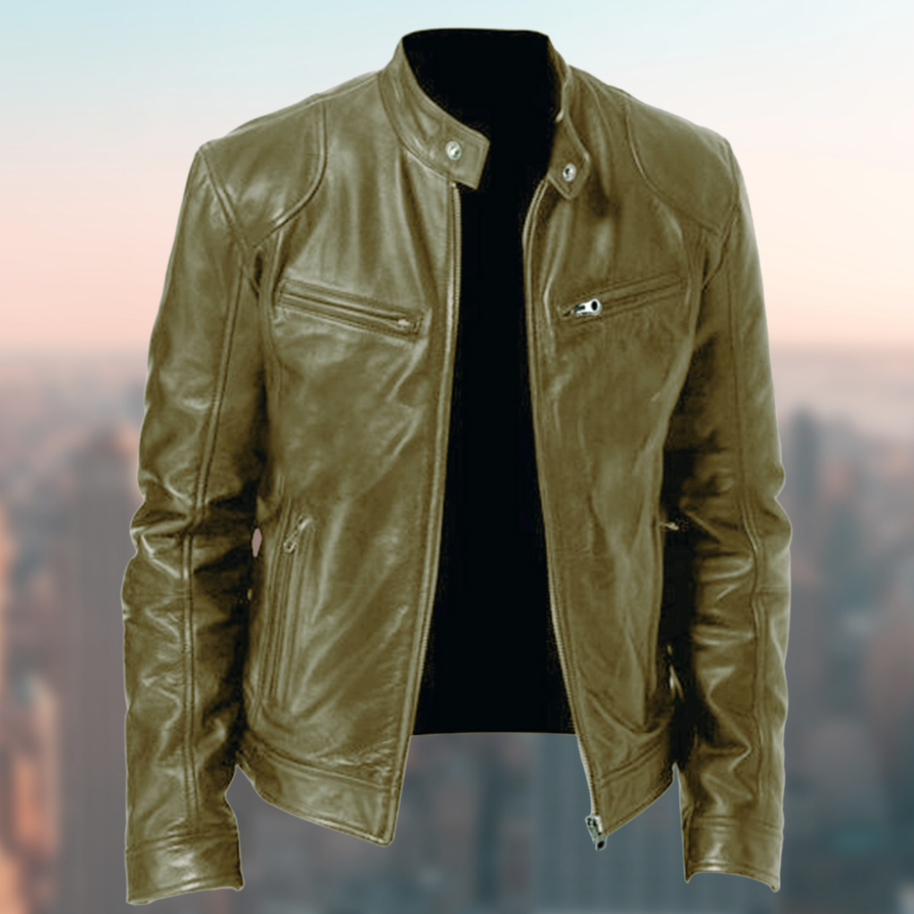 Giacca in Pelle da Uomo Stile Timeless per Ogni Occasione
