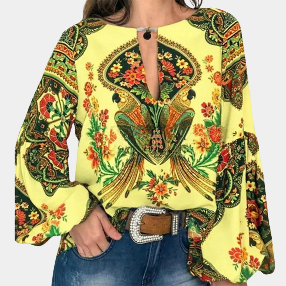 Camicetta leggera a fiori da donna – Eleganza ariosa per le giornate calde