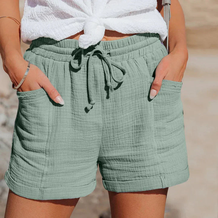 Shorts Casual con Cordino per Donne