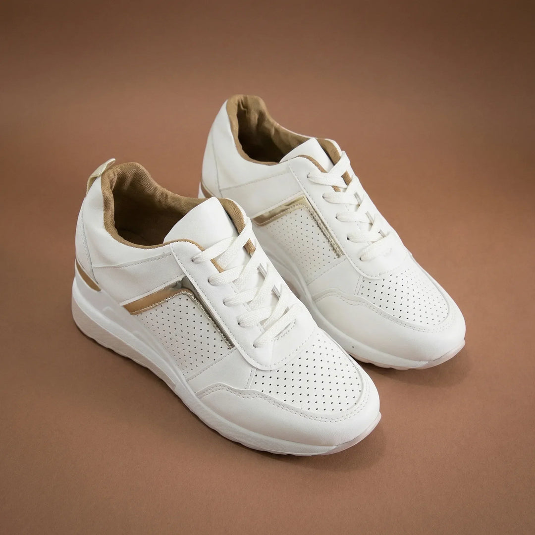 Lunivex - Sneaker con zeppa e chiusura con lacci