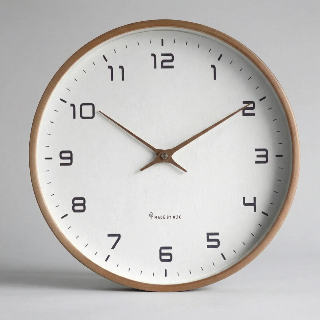 Lunvik - Orologio da parete rotondo minimalista in stile scandinavo